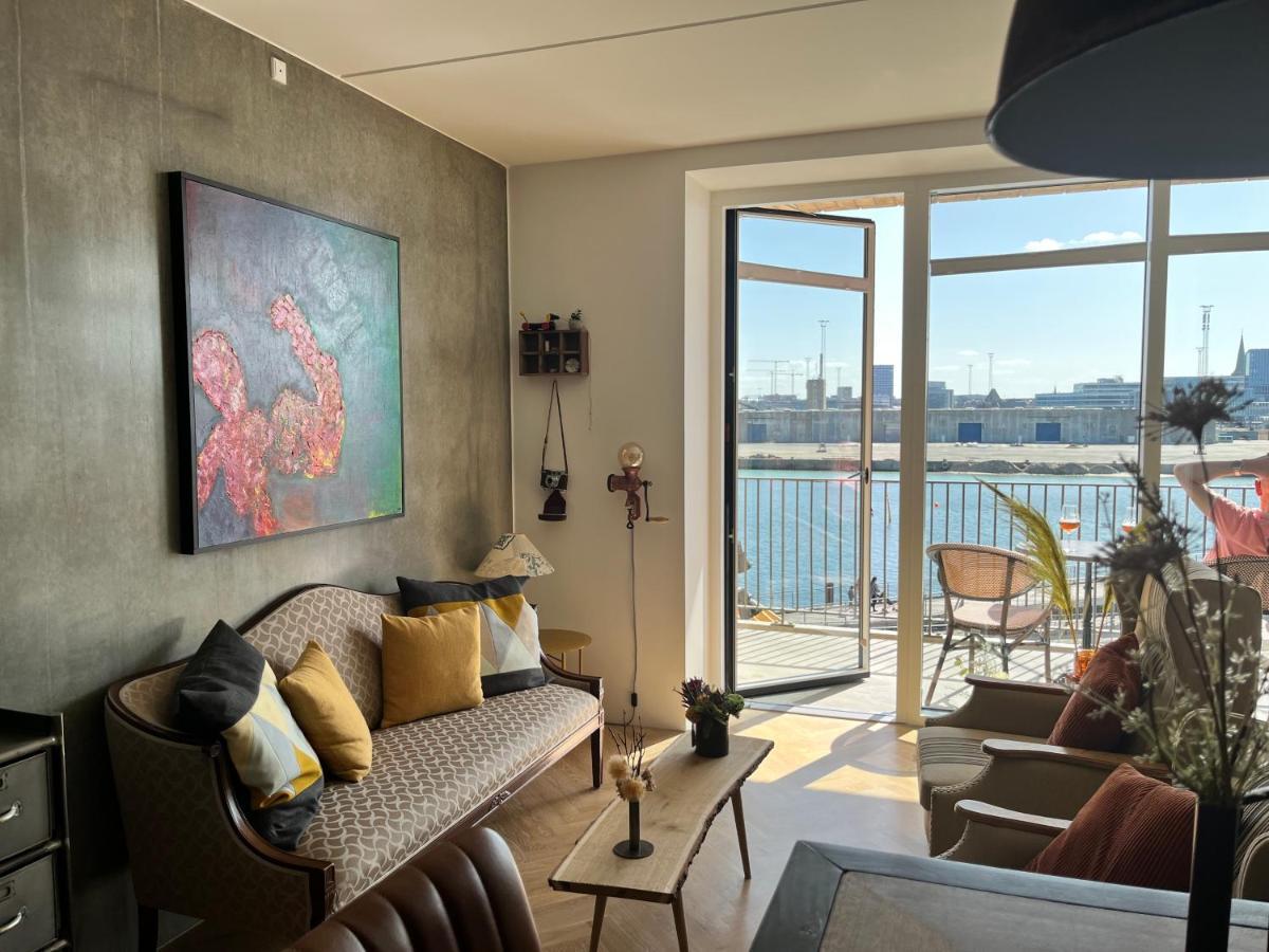 Apartment Directly To Seafront Of Bassin 7 With Big Balcony And Free Parking Орхус Екстер'єр фото