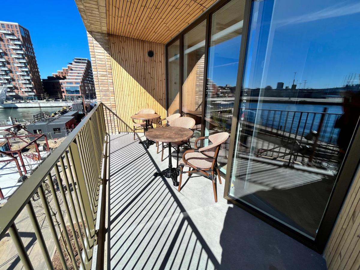 Apartment Directly To Seafront Of Bassin 7 With Big Balcony And Free Parking Орхус Екстер'єр фото